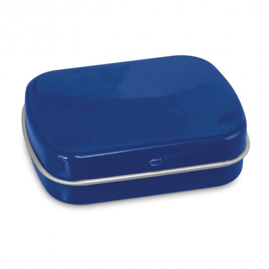 Small Tin Logo Mints blue